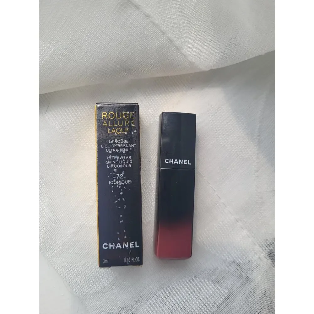 CHANEL Rouge Allure Laque Liquid Lip Colour – Shade 72 Iconique (With Box)